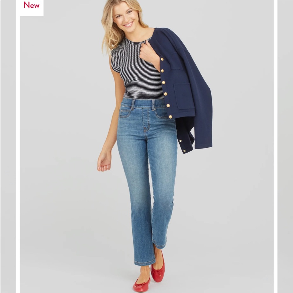 SPANX Ankle Straight Leg Jean